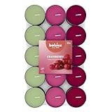 Bolsius - 30 Duft theelichter - Mango - Brenndauer von 3,5 Stunden - Durchmesser 38 mm – Natürliche Extrakte – Enthält Veganes Wachs – Ohne Palmöl