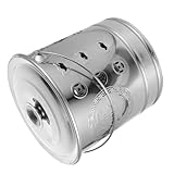 CANIGHT Feuerbecken feuerschale rostfrei Geldverbrennungsofen Grabreinigungsverbrennungsofen Tragbarer Verbrennungsofen Eimer aus Edelstahl brennender Opfereimer Rostfreier Stahl Silver