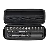 Hairich Drehmomentschlüssel Fahrrad 1/4 Zoll, 15-teiliges Set mit Innensechskant Hex und Torx Bits, 2-20 Nm Messbereich, inklusive Verlängerungsstange, Torque Wrench für Bicycle