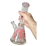 12' Glasbong Wasserpfeifen Bong Mini Shisha 5mm Dicke Mini Bong