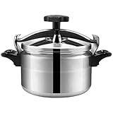 ZHJOPP Schnellkochtopf, Haushalts-Druckdeckeltyp, multifunktionale Aluminiumlegierung, schnelles Kochen, geeignet für alle Herde (5L)