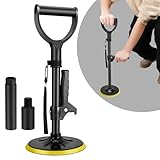 [2025 Neues Upgrade] Aufstehhilfe Senioren HöHenverstellbar,Gehstock Stehhilfe Sofa mit Armlehne, Gehhilfe KrüCken mit Maximum Belastbar 275kg für Sofa Bett Toiletten Schlafzimmer Treppe(Gelb-schwarz)