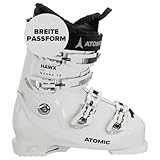 ATOMIC HAWX Magna 75W Skischuhe - Größe 25/25.5 - Alpin-Skischuh für Damen in Weiß/Schwarz - 102mm breite Passform - Stabile Prolite Konstruktion - Memory Fit für präzisen Sitz