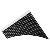 ERYUE 18 Pipes Pan Flute C Key Panpipes Pan Pipes with Mouthpiece Wind Instrument for Students Beginners with Carrying Bag