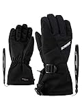 Ziener Kinder LANI Ski-Handschuhe/Wintersport | wasserdicht atmungsaktiv, black, 7,5