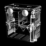 Guador Fisch Ablaichkasten XL - Schwimmender Jungfisch Inkubator, Aquarium Isolationsbox Aufzuchtbehälter für Tank Züchter (Pneumatischer Typ)