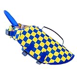 Hundeschwimmweste zum Schwimmen – hohe Schwimmsichtbarkeit Hundeschwimmweste – innovative, abnehmbare reflektierende Badeanzüge, Haustier-Sicherheitsweste zum Schwimmen, Bootfahren, Surfen,