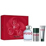 Hugo Man Geschenkset Eau de Toilette, Deodorant Stick und Duschgel für Herren