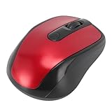 Yunir Ergonomische Maus, 2,4 G Computermaus, tragbare optische Computermaus, vertikale Maus für Desktop, Laptop, Computer (rot)