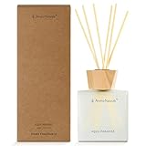 Aroma Naturals Duftstäbchen Raumduft 100ml Aqua Paradise, Raumduft Stäbchen Natürlicher und Langlebiger mit 6 stück Rattanstäbchen, für Wohnzimmer, Schlafzimmer, Büro, Bad