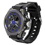 AOOSU Uhren Herren Digitaluhr, Analoge Oder Digitale Sportuhren Outdoor Tactical Watch Digital Herrenuhr Wasserdicht Armbanduhr Herren Militär Uhr mit Datum, Wecker, Stoppuhr, Leuchtendes Display