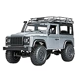 Lihgfw 1/12 Scale Electric 4 Wheel Offroad Hobby RC Trucks, 2,4 GHz Radio Road Monster All Terrain Electric 4WD Fahrzeug mit 1700mAh Akku x2 RC Auto, Geschenke für Jungen und Mädchen