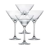 Schott Zwiesel Martiniglas Bar Special (4er-Set), klassische Martini Gläser, spülmaschinenfeste Tritan-Kristallgläser, Made in Germany (Art.-Nr. 123658), Klar, Kristall