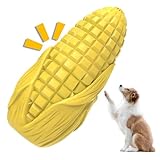 cheshjulv Hundespielzeug, unzerstörbares Quietschspielzeug für Hunde, ultra-langlebig, Naturkautschuk, zahnbürstend, Hühneraugenresistent, quietschendes Hundespielzeug mit Speck mit Fleischgeschmack