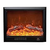 XIANGGUI 1983 Kaminrost Einbau Elektrokamin Dual Control System Elektrische Kamin mit simulierten Flammeneffekt Indoor Dekorationen Elektrische Kaminheizung, 750-1500W Kamine für Wohnzimmer