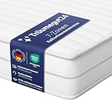 Träumegut24 AquaFlex 7-Zonen Matratze 80x200 cm | H2&H3 | Ergonomische Kaltschaummatratze | Hypoallergen & Antibakteriell | Bezug abnehmbar & waschbar | Oeko-TEX® | (16cm, 80 x 200 cm)