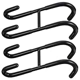 SEWOART 2 Stück Aufbewahrungshaken Edelstahl ohne Bohren Metall Türhaken Mittlere Größe Rostfrei für Küche Schlafzimmer Badezimmer Wohnzimmer