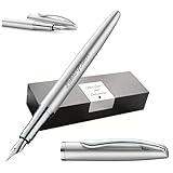 Pelikan Jazz® Noble Elegance P36 Füllhalter mit Gravur Geschenk - einzigartige Stifte mit Namen - personalisierte Geschenke - Füllfederhalter personalisiert (Silber)