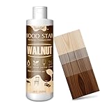 Holzbeize Walnuss - 250ml Wasserbasierte Holzlasur für Innen und Außenmöbel, Schränke,Türen und Mehr – Schnell Trocknend, Geruchsarm ＆ Ungiftig, Einfach Aufzutragen, Verschiedene Oberflächen Holzfarbe