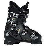 ATOMIC HAWX Magna 75W Skischuhe - Größe 24/24.5 - Alpin-Skischuh für Damen in Schwarz/Gold - 102mm breite Passform - Stabile Prolite Konstruktion - Memory Fit für präzisen Sitz