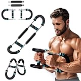 Twister Armtrainer, 60-110LB Verstellbares Unterarmtrainer mit 3 Stufen, Portable Power Twister Stange mit abnehmbarem Design