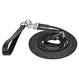 START Gurtband-Schlaufzügel, schwarz mit Reitseil, Eine Größe mit Karabiner (Parziane)