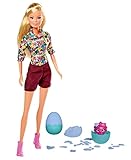 Simba 105733606 - Steffi Love Dino Surprise, Ankleidepuppe auf Expedition mit zwei Dinosauriereiern zum Aufbrechen, 29cm Spielpuppe, ab 3 Jahren