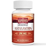 Liposomales Astaxanthin Weichkapseln 24mg, Starke formel als VIT C, Hervorragende Absorption (60 Stück (1er Pack))