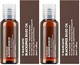 ManCave Blackspice Bartpflege Bartöl Herren bändigt den Bart mit Arganöl, Bergamotteöl und Hanföl, 99% Natürlich für Bart Wachstum und Dichte, Vegan (Packung mit 2)