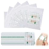 50 Stück Duschpflaster Wasserfest,Wasserfeste Wasserdichte Pflaster Nach Op, Duschpflaster, Transparent, Steril, Innenschicht mit Baumwollkern, für Sport, Dusche, Schwimmen (6×7cm)