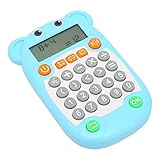 Taschenrechner, 27 Tasten USB C Taschenrechner, Digitalanzeige, Sprachaufforderung, Rechenübungsspielzeug (Blau)