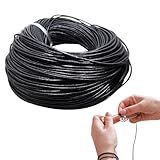 Leder | Schnürsenkel aus Leder für kreative Aktivitäten, 9 Meter, Wickelarmband, verstellbar, Anhänger für Herren, Schuhe, Stiefel, Handschlaufe, Schmuck, Handwerk