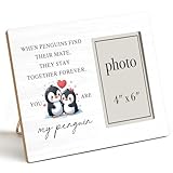 QZJ Bilderrahmen zum Jahrestag, Geschenke für Sie und Ihn, romantische Geschenke für Freund, Freundin, Hochzeitsgeschenke für Ehefrau, Ehemann, 'I Love You' Geschenke für Paare, Holz-Bilderrahmen,