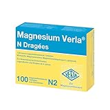 Magnesium Verla N Dragées – Der Klassiker bei Magnesiummangel, organische Magnesiumverbindungen für eine gute Bioverfügbarkeit, magensaftresistent & individuell dosierbar, 100 St