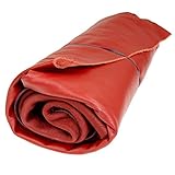 Langlauf Schuhbedarf Lederreste rot 1kg - verschiedene Rottöne - Lederstücke alle Stücke mind. DIN A3 - echtes Leder zum nähen - handverlesene Lederstücke - Leder zum basteln