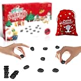 20 STK Weihnachten Magnetische Schachspiel, Magnetspiel Magnet Schach, Magnet Spiel mit String, Magnetic Spiel Magnetschach, Familientreffen Brettspiele für Kinder & Erwachsene