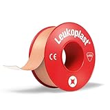 Leukoplast Rollenpflaster, medizinisches Tape zur Wundauflagen-Fixierung, 1,25 cm x 5 m, 1 Rolle