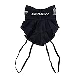 Bauer NLP23 Premium Bib Eishockey Nackenschutz Senior, Schwarz (M)