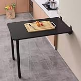 Wandklapptisch, multifunktional, platzsparendes Design für Küche, Esszimmer, Wohnzimmer