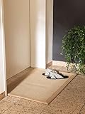 benuta Sisal Naturfaser Teppich SANA Cream 40 x 60 cm - Robuster Teppich für Esszimmer & Wohnzimmer - 100% Sisal Naturfaser - Zeitloses Design