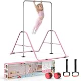 LANPOPO Faltbare Gymnastikstange für Kinder mit elegantem Geschenkbox-Design, Robuste & Sichere Trainingsstange aus Heavy-Duty-Stahl, Stabil Geburtstag und zu Feiertagen
