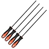 4 Stück Kettensäge Schärfen, Pferd Rundfeile, Feile Kettensäge, Rundfeile Kettensäge, Kettensäge Feilen, Feilenset, Gibt Es 4 Größen Von 3.2mm, 4.0mm, 4.8mm, 5.5mm Pferd Feile Geeignet für Kettensägen