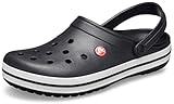 Crocs Crocband Clogs für Erwachsene, Unisex, Schwarz, 42/43 EU