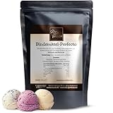 Eis Bindemittel für cremiges Speiseeis – Ohne Zusatzstoffe oder Chemie │ Vegan & glutenfrei │ Mit Guarkernmehl für Eis - & Johannisbrotkernmehl │ 200 g für bis zu 20 L Eis │Bindemittel Perfecto