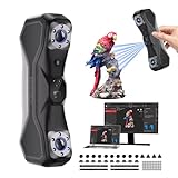 Revopoint MetroX 3D-Scanner für den 3D-Druck, 0,01mm Präzision, Strukturiertes Vollflächiges Licht 3d Scanner mit Doppelachse Drehtisch, Stativ und Kugel-/Kuppel-/Pyramidenmarker, Professionelle