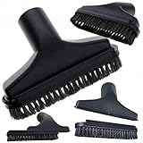 RACEL 2in1 Staubsaugerbürste Ø32 mm – Universal Parkettdüse Hartbodendüse Laminatdüse – Bürstendüse mit einziehbarer Bürste für Staubsauger – Bodendüse für Laminat, Fliesen, Parkett & Hartboden