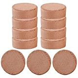 TOYANDONA 60 Stück Kokosfaser Anzuchterdeblöcke Nährstoffreicher Pflanzsubstratblock Saugfähige Kokoserde für Zimmerpflanzen und Garten Universelle Anzucht ohne Topf