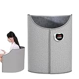 Kustimantu Elektroheizung, Infrarotmatte, faltbar, 8 Temperaturen, leise, für unter dem Schreibtisch, für Zuhause, Schlafzimmer, Wohnzimmer, Studentenwohnung