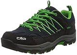 CMP Unisex Kinder Kids Rigel Low Shoes Wp Trekking-Schuhe, Blau Grün B Blue Gecko, 39 EU