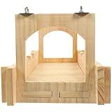 jojofuny Haustier Versteck Brücke Stabile Nagerbrücke mit Glatter Oberfläche Kleintier Spiel und Ruheplatz für Hamster Meerschweinchen Chinchillas und Igel